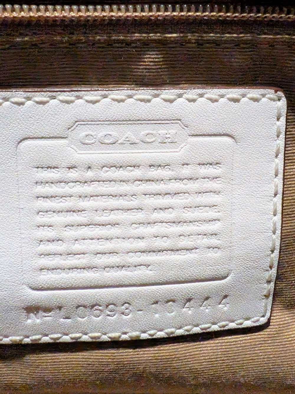 Coach Hampton's Spring Patchwork Tote - Picture 6 of 6